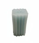 Vertical Stripe Candle Pillar → 100g