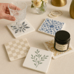 Ceramic customize coasters