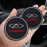 2PC Silicone Car Coaster Water Cup Slot Non-Slip Pad Mat - Image 5