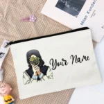 PERSONALIZED BAG Canvas Pouch Ladies Coin Holders & Purses Custom with Name Gift for Her - Image 5